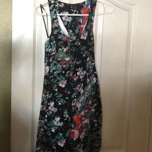 Material girl little black flower dress