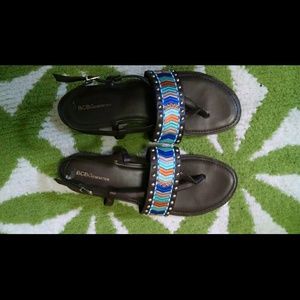 Size 10 BCBGeneration fun sandals