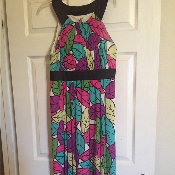 Fun bright summer dress