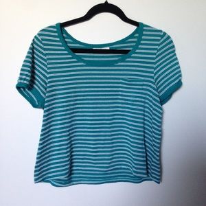 Striped crop top