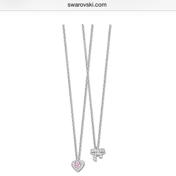 Swarovski Treasure Heart Bow Mini Pendant 💗🎀 - Picture 1 of 4