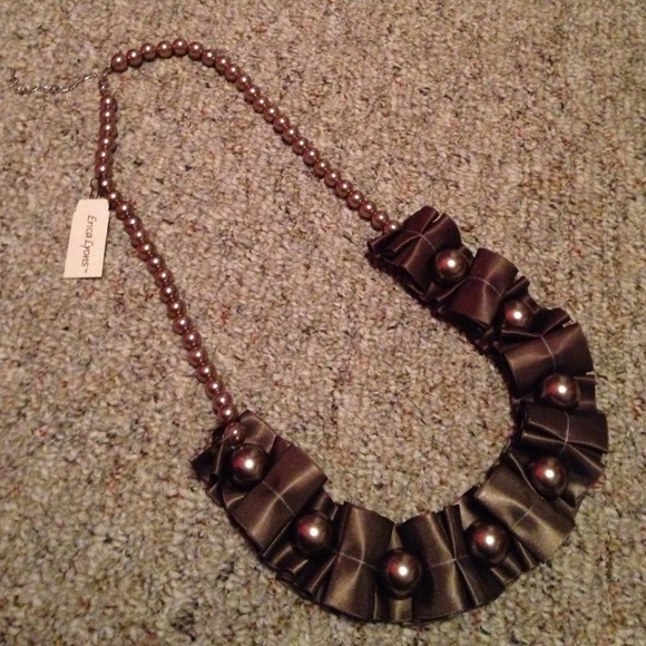 Brown Beaded Fashion Necklace