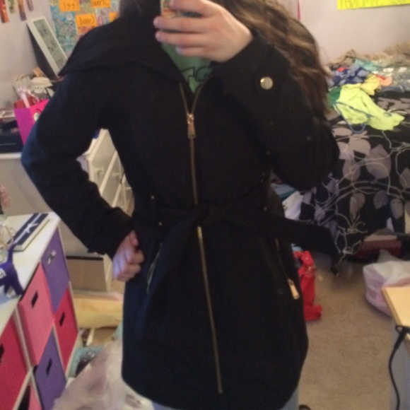 Avanti Long Black Coat