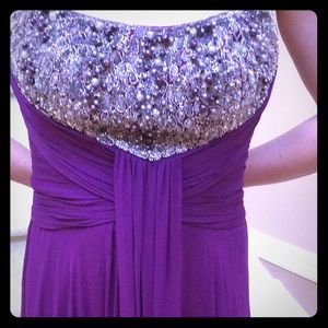 Theia beaded chiffon gown