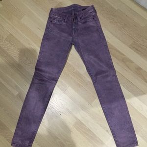 Seven7 coated skinny jeans