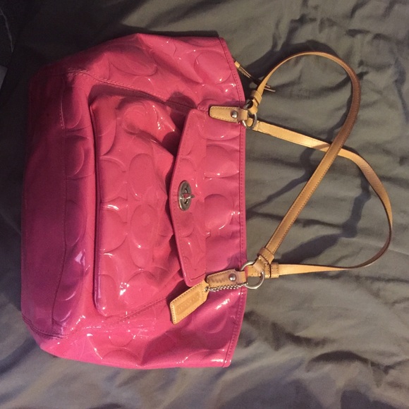 Pink Coach Purse