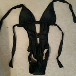 One piece black suit never worn