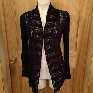 Long sleeve cardigan sweater size M