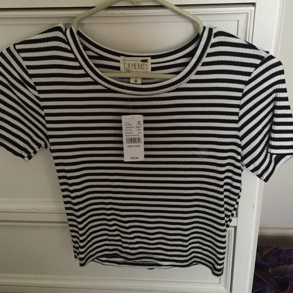 Stripped crop top!