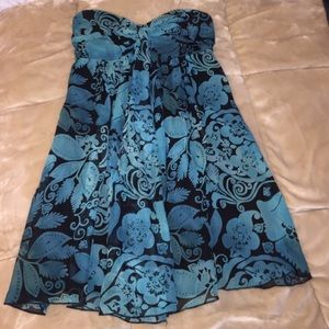 Floral Strapless Dress