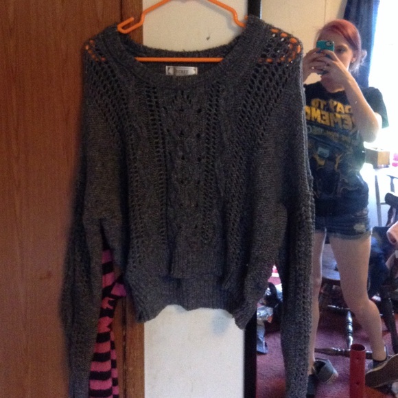 Decree chunky cropped sweater.