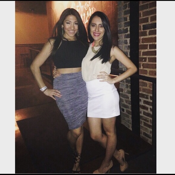 White skirt