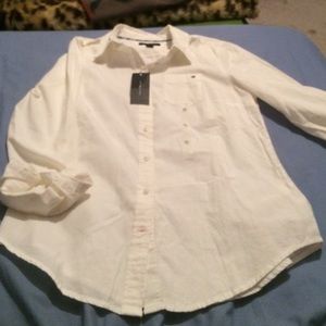 White collared dress shirt