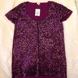 Sparkly jcrew shirt