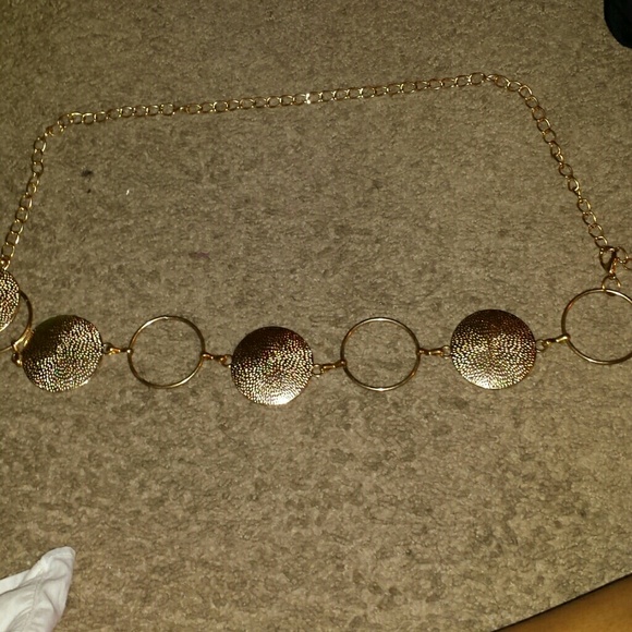 Gold Plated Chain Belt - Picture 2 of 2