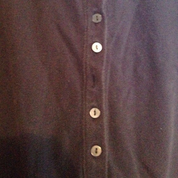 Navy button up - Picture 3 of 3