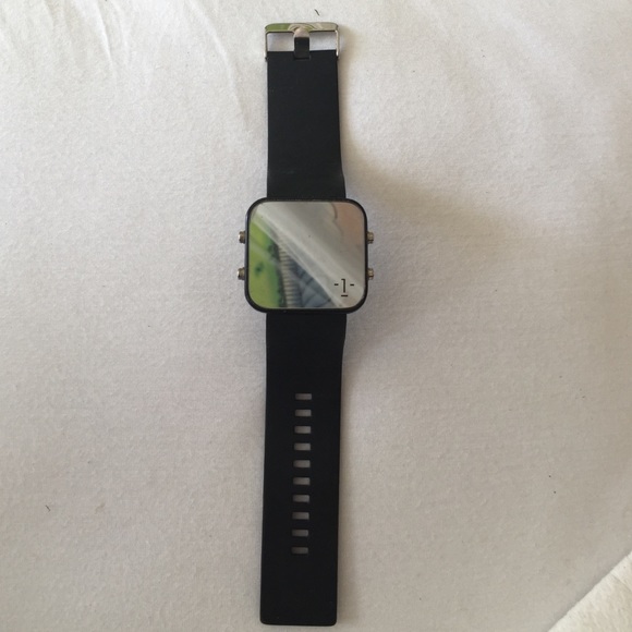 Mirror LED watch
