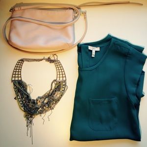 Joie Rancher Silk Cap Sleeve Blouse