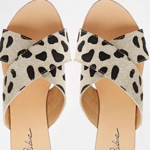 ASOS | Slip On Leopard Sandal | Size 7