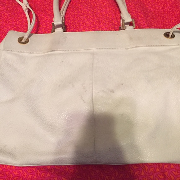 Off white & Gold Authentic Tory Burch handbag - Picture 3 of 4