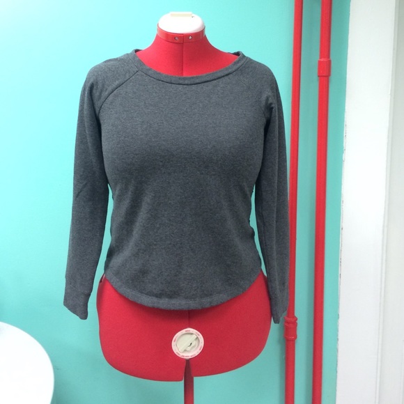 Lace Back Sweatshirt