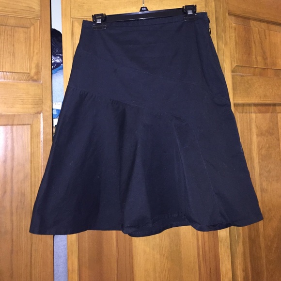 Black Ruffle Skirt