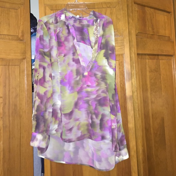 Bright Floral Tunic Top