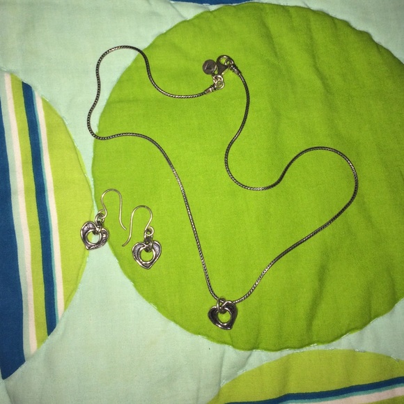 Sterling silver Heart Set