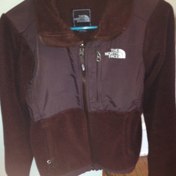 Brown North Face jacket