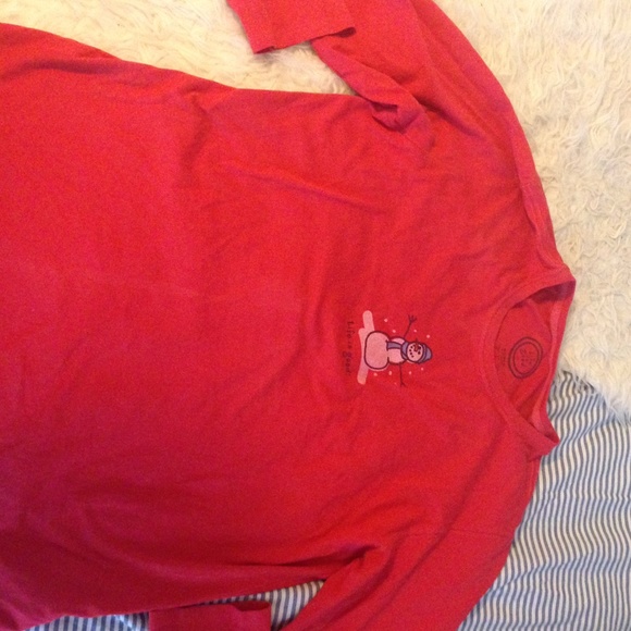 Life is Good brand long sleeve tee
