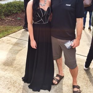 Black formal dress