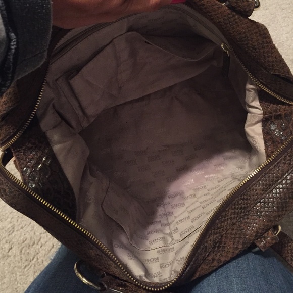 Brown and black authentic Michael Kors bag - Picture 4 of 4