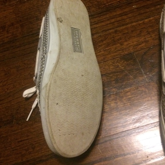 Sequined sperrys like new ! - Picture 2 of 3