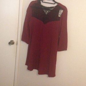 Scarlet Red dress with Tags