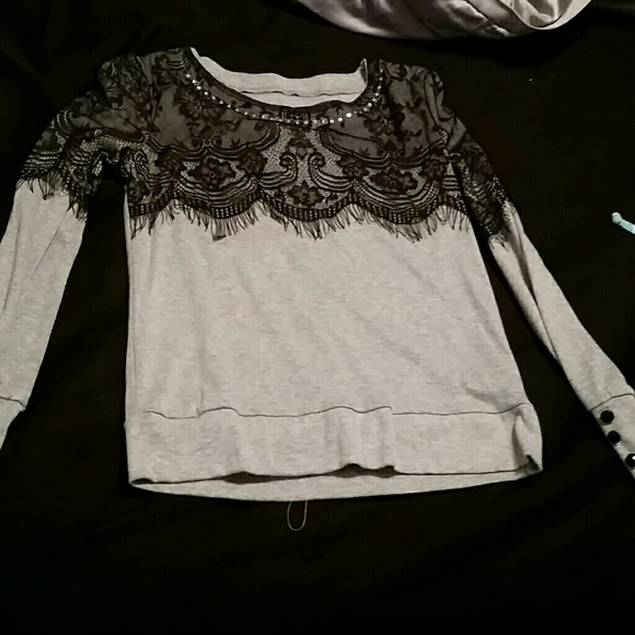 Lace sweater