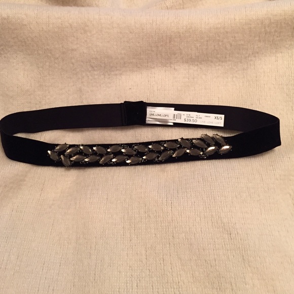 Brand new nylon belt with metallic jewel details - Picture 1 of 3