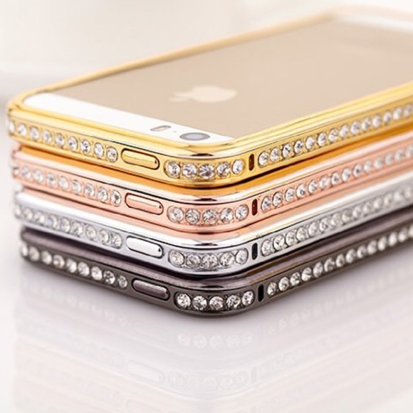 💖✨Gold 💎rhinestone💎 iPhone 6 bumper ✨💖