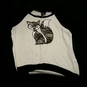 Fox sweater Kids XL adult Small