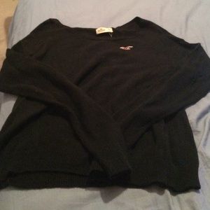 Black pullover sweater