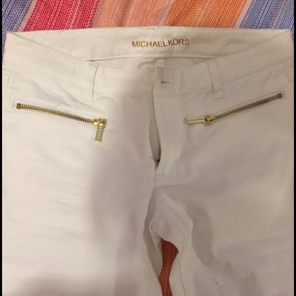 WHITE MICHAEL KORS PANTS