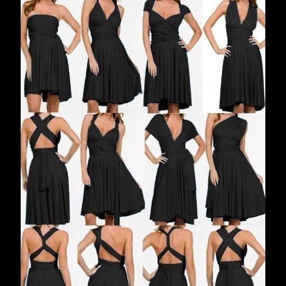 ๐HP๐ Convertible Multiway Infinity Wrap Dress - Picture 2 of 2