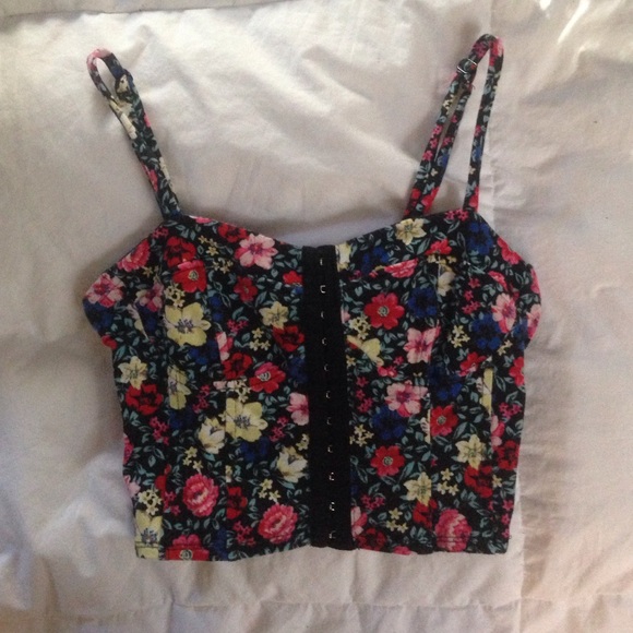 Forever 21 Floral Crop Top