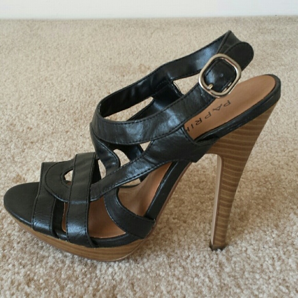 Black Strappy Heels