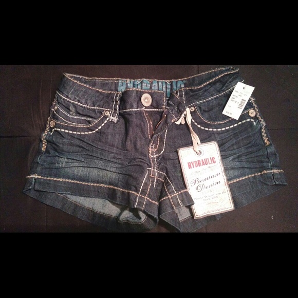 Dark Wash Jean Shorts