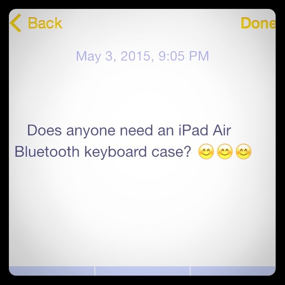 NEW IPAD AIR KEYBOARD CASE READ