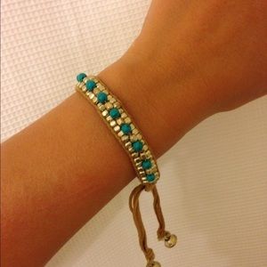 Teal bracelet