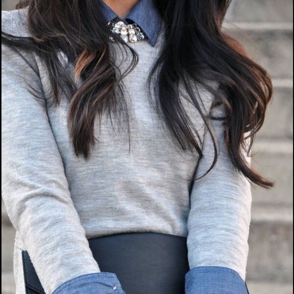 The Limited Sweaters - Heather Gray Sweater