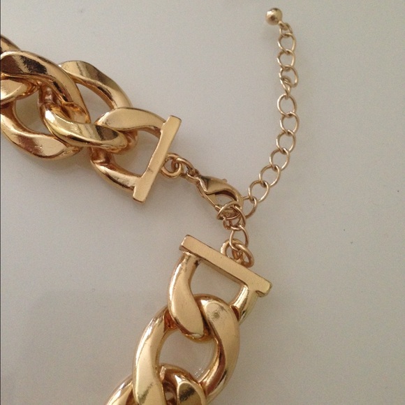 Nastygal Chunky Gold Chain Necklace - Picture 2 of 4