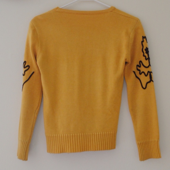 Sweaters - CROPPED YELLOW SWEATER Sweaters - CROPPED YELLOW SWEATER