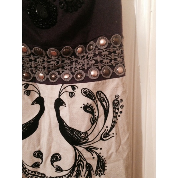 Free people peacock beaded dress